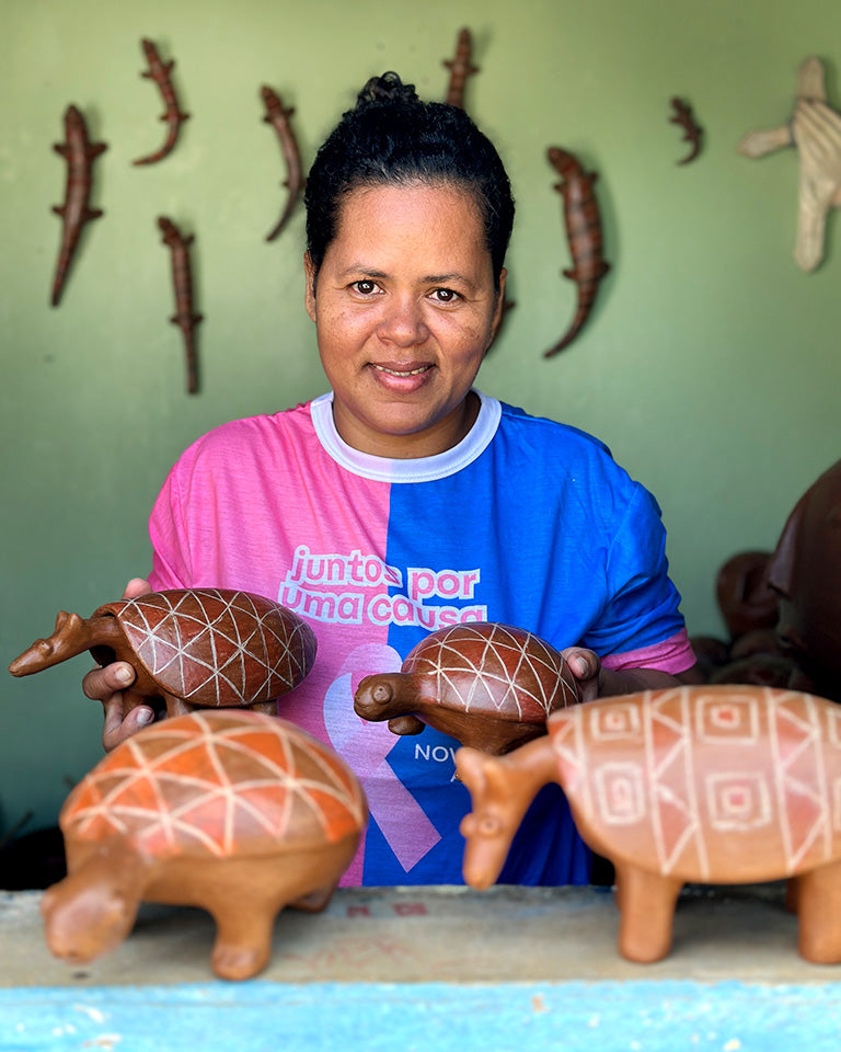 Tatu (cerâmica) – casco triângulos