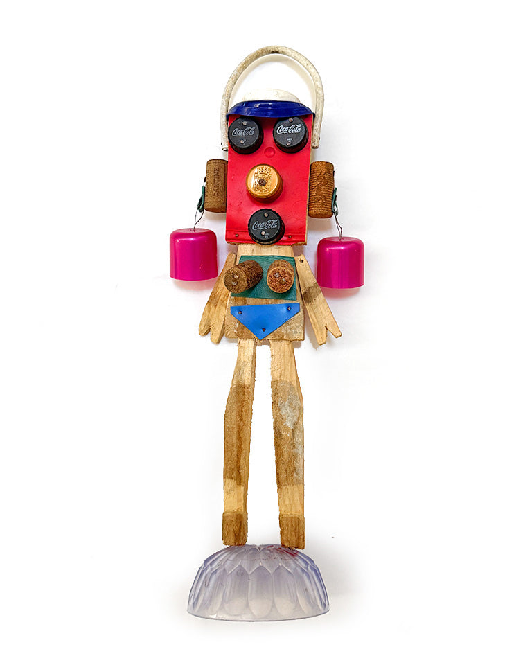 Mulher c/ brincos cor de rosa (p/ parede) – Getúlio Damado