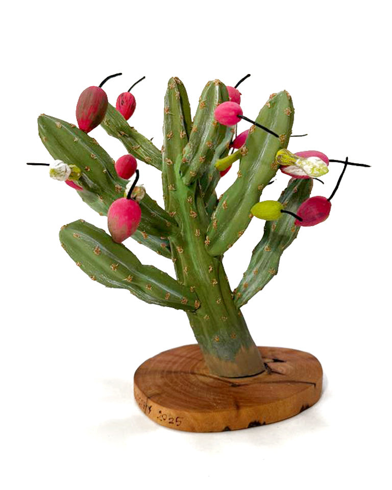 Mandacaru florido (madeira) – Maurício