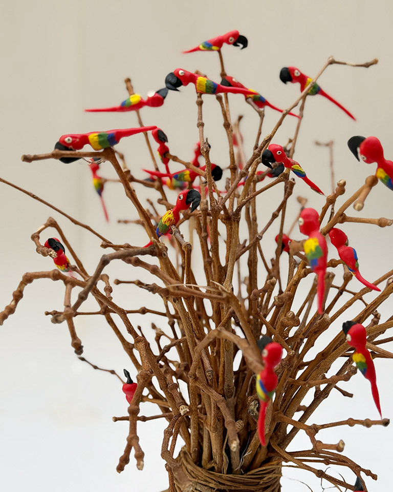 Árvore de arara-vermelha (grande)