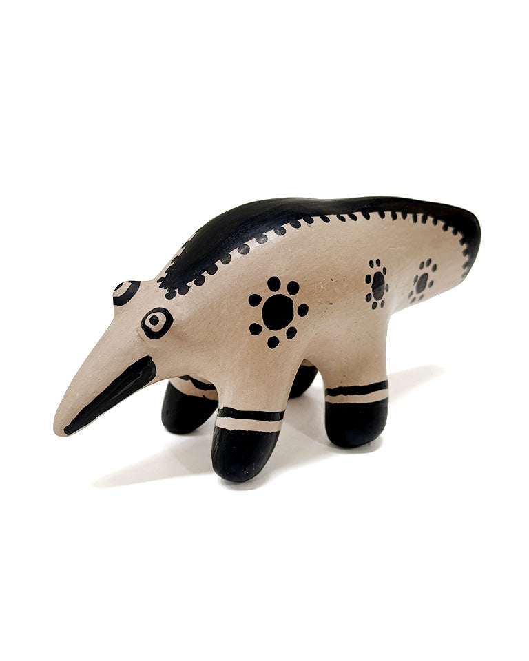 Tamanduá (cerâmica) c/ grafismo – Etnia Waurá