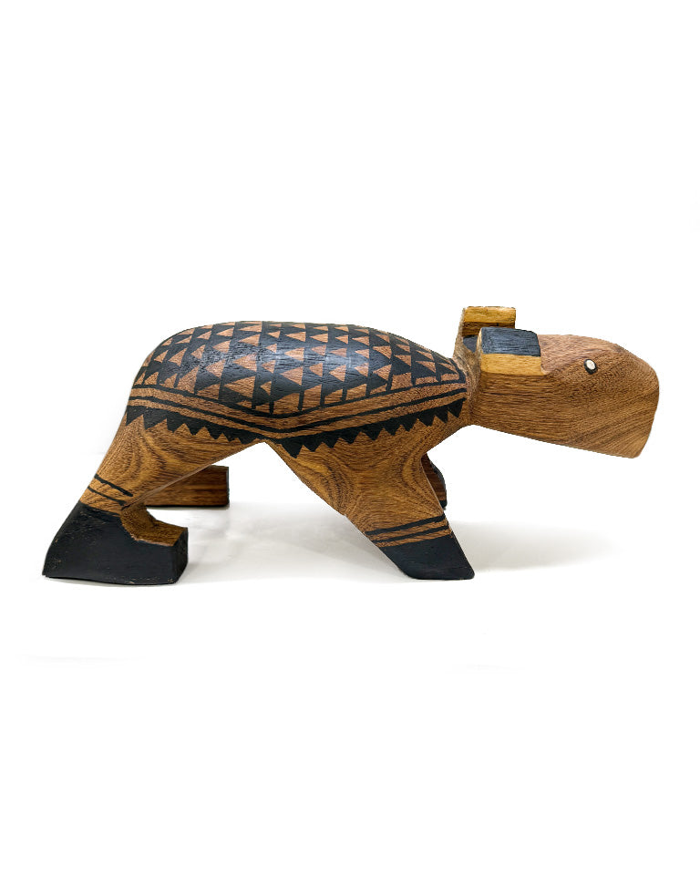 Banco capivara (c/ grafismo) – Etnia Waurá